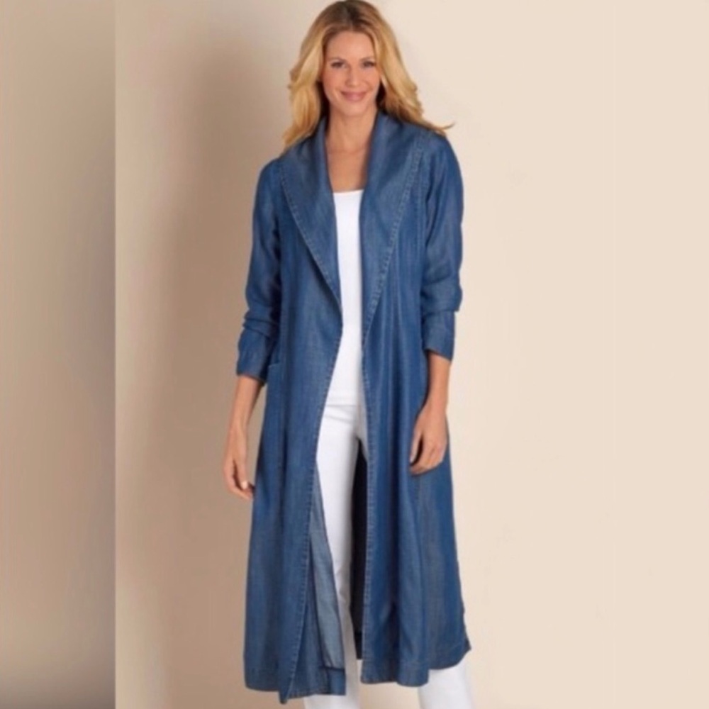 Soft Surroundings - Tencel Chambray Duster